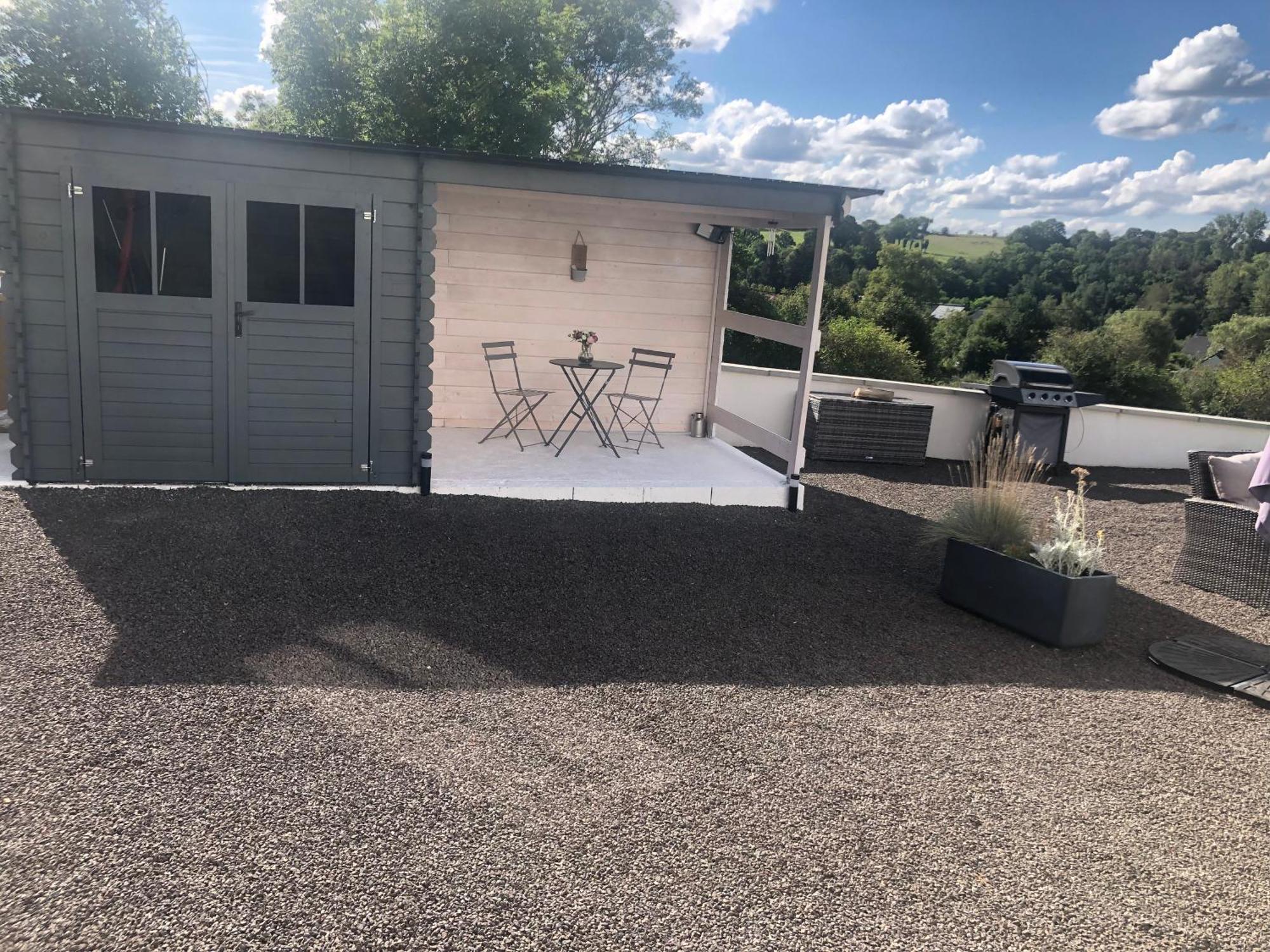 Ferienwohnung Burin des rosiers Olby Exterior foto